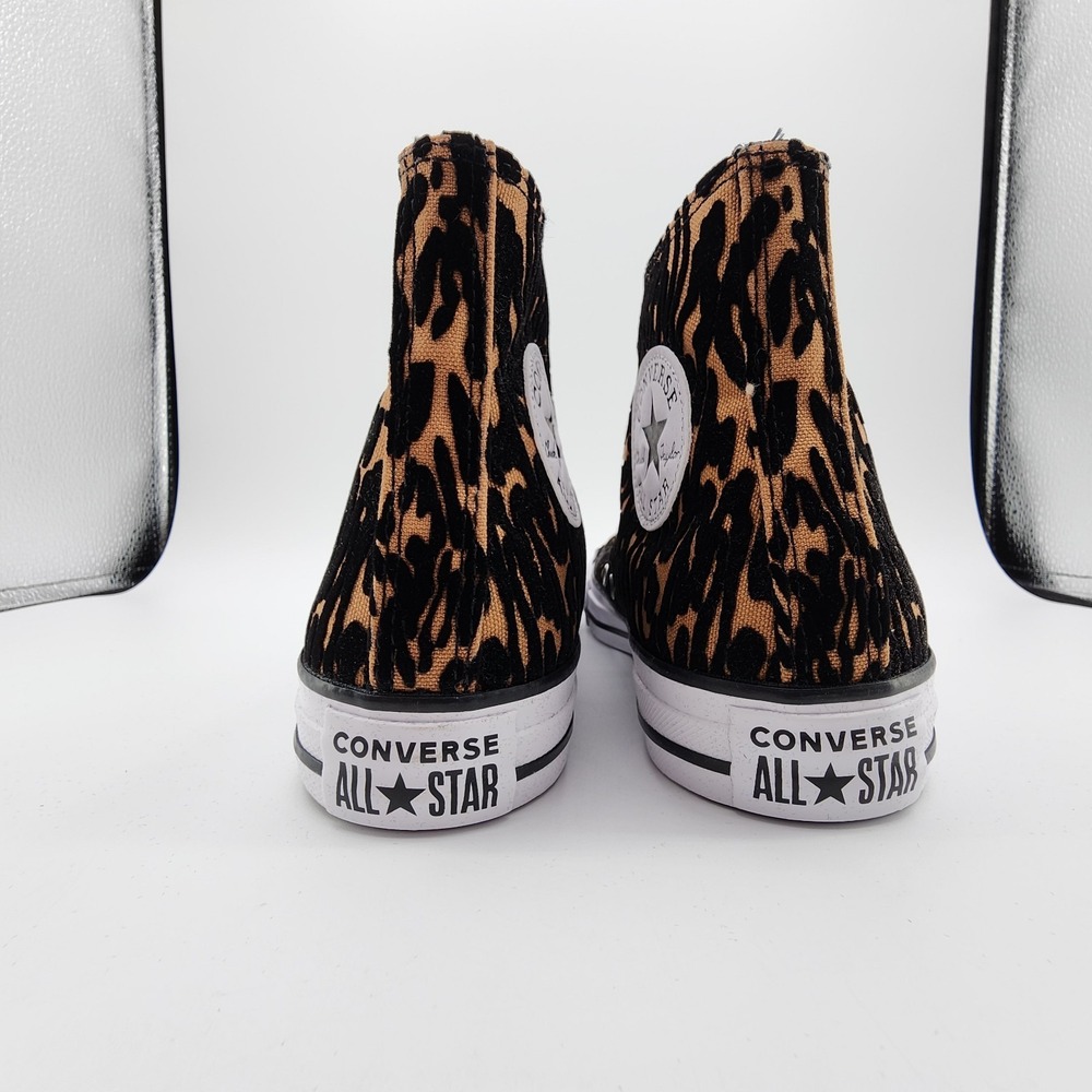 Converse Chuck Taylor All Star Sneaker Women 6.5 Animal Print Velvet Burnout NEW - Picture 6 of 10